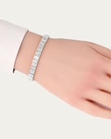 اسوارة نسائية بتصميم عالمي مضلع لون ماسي