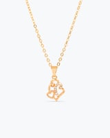 طقم مجوهرات بديل الذهب أطفال مميز بقلوب الحب مرصع...