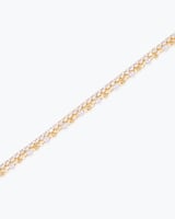 اسوارة زركون نسائية مرصعة بالزركون تصميم ذهبي