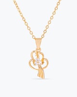 مجوهرات أطفال بتصميم ذهبي على شكل وشاح مزين بالزرك...