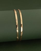 بناجر ذهبية ناعمة للنساء - 2 حبة