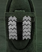 طقم مجوهرات المناسبات مرصع بالزركون للمناسبات