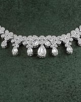 طقم زركون فاخر بلمعة الألماس للمناسبات