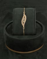 طقم زركون ذهبي بلمعة الألماس 5 قطع