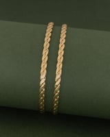 بناجر مبرومة بلمعة الذهب/ 2 حبة