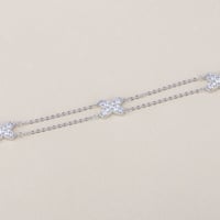 اسوارة ناعمة للبنات مزينة بالزيركون