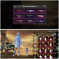 حساب ببجي التايوانية لفل60/ 45 مثيك/ امفور المعلم...