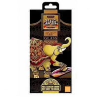 حماية ايفون 7 بلس اطار ابيض ماركة الفيل شفاف