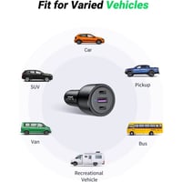 شاحن سيارة يوجرين بقوة 69 واط يدعم الشحن السريع PD