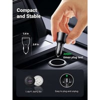 شاحن سيارة يوجرين بقوة 69 واط يدعم الشحن السريع PD