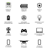 بطارية قوي بيست 200 واط