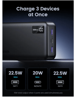 بطارية 20000 ملي امبير بقوة 20 واط يدعم الشحن السر...