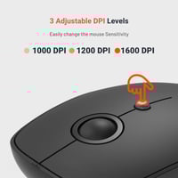 ماوس 2في1 لاسلكي و USB ماركة بورودو