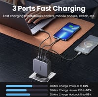 شاحن جداري + كيبل تايب سي الى تايب سي يوجرين بقوة...