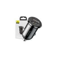 شاحن سيارة بيوسس منفذين USB يدعم تقنية الشحن الذكي...