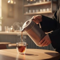 ترمس Zojirushi زوجيروشي ابو فيل ياباني 1000 مل بني