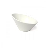 سكوالو - صحن ضيافة (بورسلان) أنيق دائري بحواف مائل...