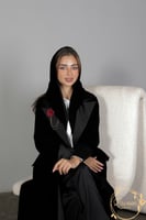 عباية شتوية مخمل LA56