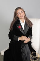 عباية شتوية مخمل LA56