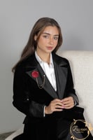 عباية شتوية مخمل LA56