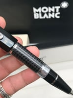 قلم مونت بلانك شكسبير اسود بفضي