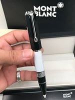 قلم مونت بلانك شكسبير فضي كلاسيك