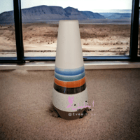 مزهرية ساحليه ملونه صغيرة