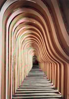 مجموعة لوحات جداريه ثلاثية الابعاد على الشكل الاسل...