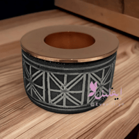 شمعدان اسود مزخرف