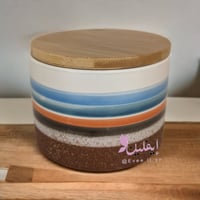 مزهرية ساحليه ملونه صغيرة