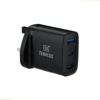 TENPLUS - فيش جداري بمنفذين تايب سي وبمنفذ يو اس ب...