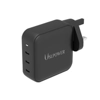 فيش جداري ثلاث منافذ تايب سي بقوة 140 واط - USLPow...