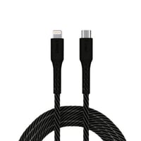 كيبل شحن من تايب سي إلى لايتننق بطول 1 متر - قماش...