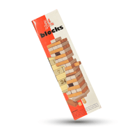 لعبة جينجا التوازن الخشبي ب54 قطعة خشبية