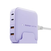 MOMAX - شاحن سطح المكتب بمنفذين تايب سي بقوة 70 وا...