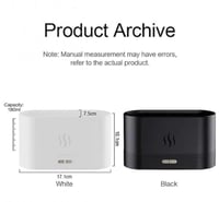 VERTIK - فواحة عطرية بتأثير اللهب (أسود)