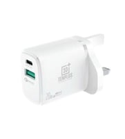 TENPLUS - فيش جداري بمنفذين تايب سي و يواس بي بقوة...