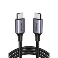 كيبل شحن قماشي من تايب سي إلى تايب سي 60 واط بطول...