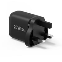 فيش جداري منفذ تايب سيي واحد بقوة 20 واط - أسود -...