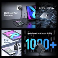 Oraimo - شاحن جداري بقوة 33 واط GaN | أسود