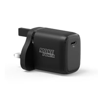 فيش جداري منفذ تايب سيي واحد بقوة 20 واط - أسود -...