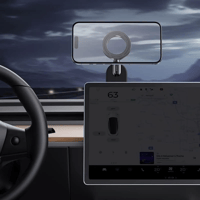 قاعدة ماق سيف ومغناطيس مرنة للسيارة - أسود - Baseu...