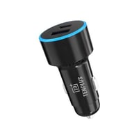 TENPLUS - شاحن سيارة بمنفذ يو اس بي ومنفذ تايب سي...