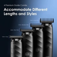 Oraimo - ماكينة حلاقة كهربائية لاسلكية مع أربع مشا...