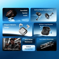 Oraimo - سماعة أذن بإلغاء ضجيج وتشغيل حتى 30 ساعة...