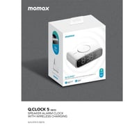 ساعة رقمية مع شاحن لاسلكي ومكبر صوت Q.CLOCK5 - أبي...