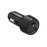 شاحن سيارة منفذين يو اس بي وتايب سي بقوة 38 واط -...