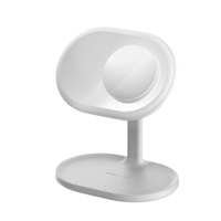 المرآة الذكية + شاحن لاسلكي - الأبيض - MOMAX