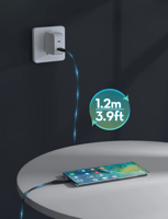 كيبل تايب سي الى تايب سي نايلون بقوة 60 واط بطول 1...