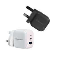 فيش جداري منفذين يو اس بي وتايب سي بقوة 38 واط - U...